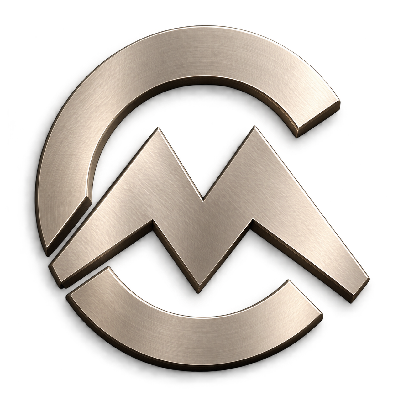 Металлический круглый знак M-SYSTEM